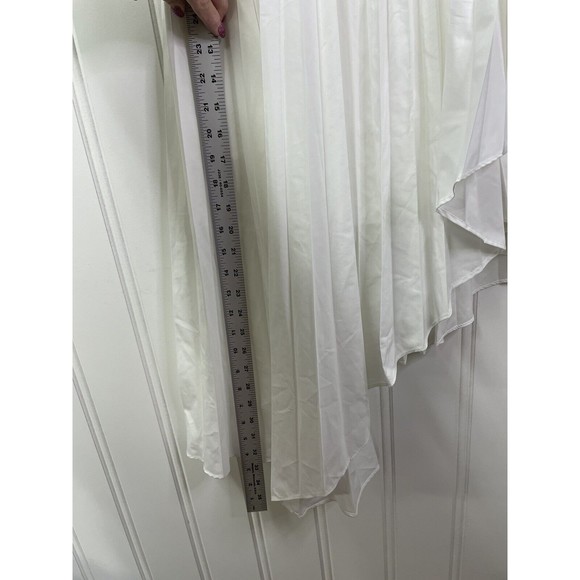 Anthropologie Maeve Pleated Asymmetrical Wrap Skirt, Size 10 NWT - Picture 9 of 12